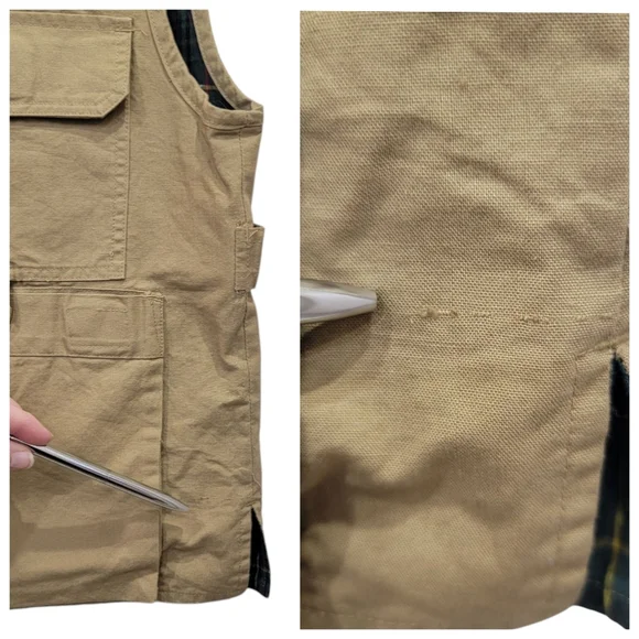 Vintage Gardeners Eden Utility Field Vest Tan Lightweight Safari Camping… - Picture 13 of 16